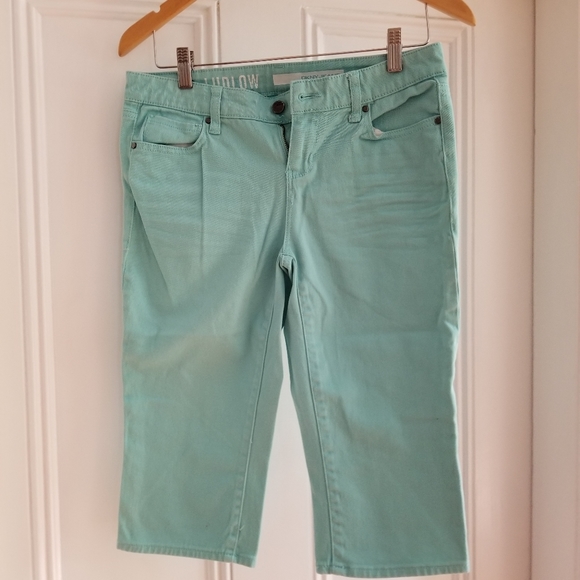 DKNY JEANS Mint Color Capris - Picture 2 of 8